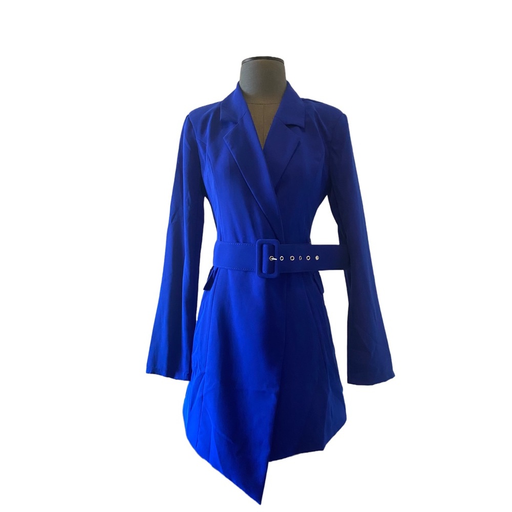 NWT Royal Blue Party Blazer Dress sz L